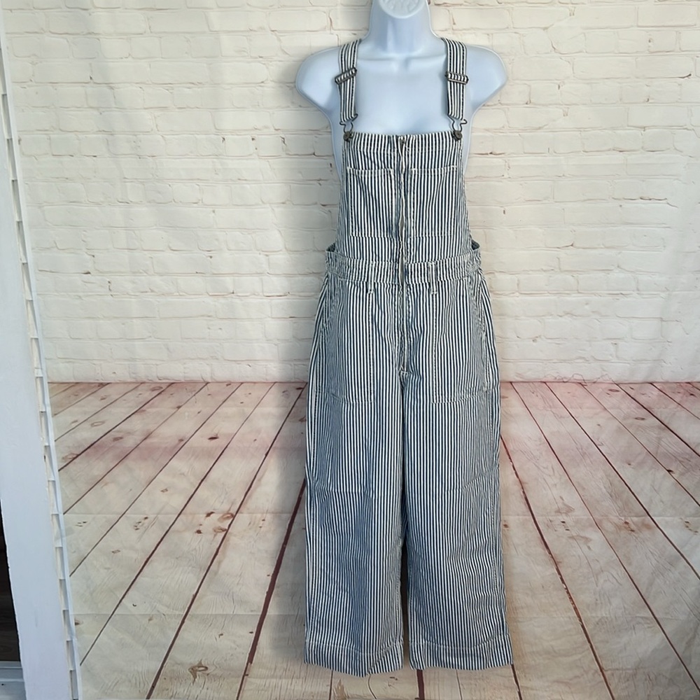 ABERCROMBIE & FITCH pinstripes overalls size small